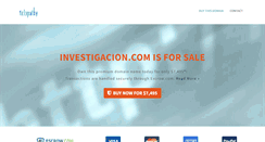 Desktop Screenshot of investigacion.com